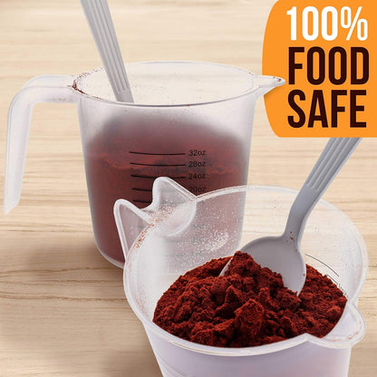 Plastic Measuring Cups with Handles - 32 Oz (1000 Ml)5