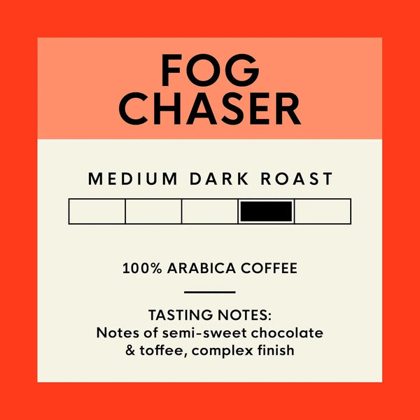 Coffee Fog Chaser Whole Bean Coffee, 2 Lb Bag | Medium Dark Roast, Balanced, Smooth Flavor, 100% Arabica, Best for Pour-Over, Drip & French Press3