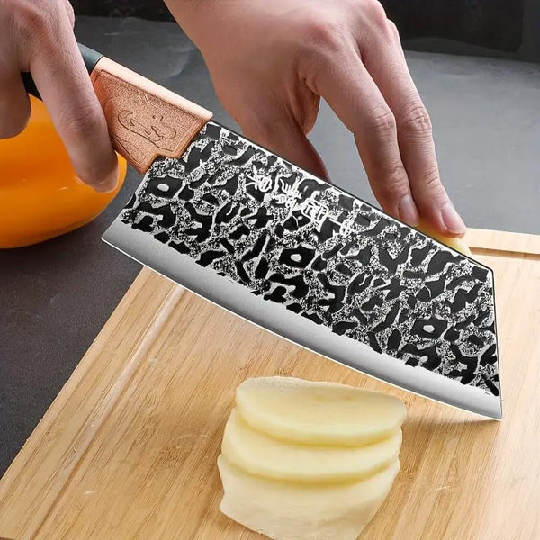Meat Cleaver,Cleaver Knife 7.5 Inch Stainless Steel Slicing Knife Kitchen Vegetable Knife Super Sharp Chef Special Knife for Restaurants5
