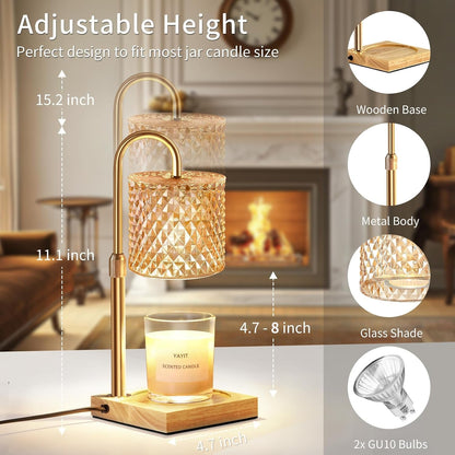 Candle Warmer Lamp with Timer Dimmer, Home Decor for Women Birthday6