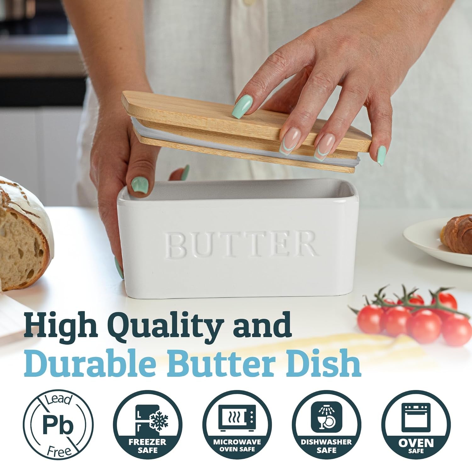 prioritychef-extra-large-butter-dish-with-lid-for-countertop-ceramic-butter-container-with-airtight-cover-butter-keeper-for-counter-or-fridge-butter-holder-storage-white