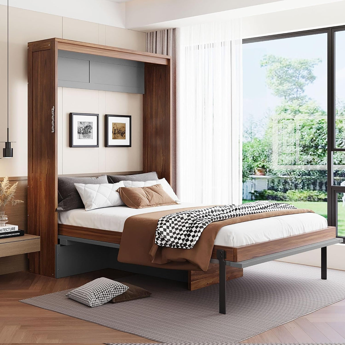 full-size-murphy-bed-wall-beds-with-foldable-desk-and-hardware-chain-cabinets-bed-w-metal-leg-slat-support-space-saving-bedroom-furniture-for-small-space-apartment-walnut-gray