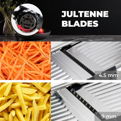 Adjustable Mandoline Slicer 5-In-1 Stainless Steel Vegetable Cutter6