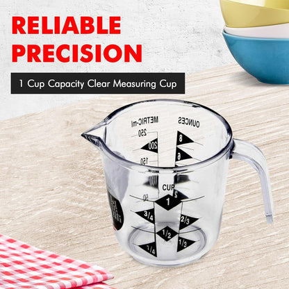 Select Plastic Measuring Cup, 1 Cup Capacity, Clear2