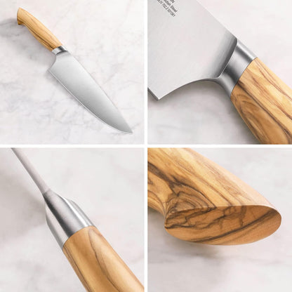 OLIV Series 8-Inch Chef'S Knife, Forged Swedish 14C28N Steel, 5015613