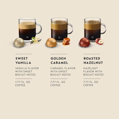 Nespresso Vertuo, Barista Flavored Pack, Medium Roast, 30-Count Coffee Pods | Capsules Pack of 1 Brews 7.77 Fl. Oz.3