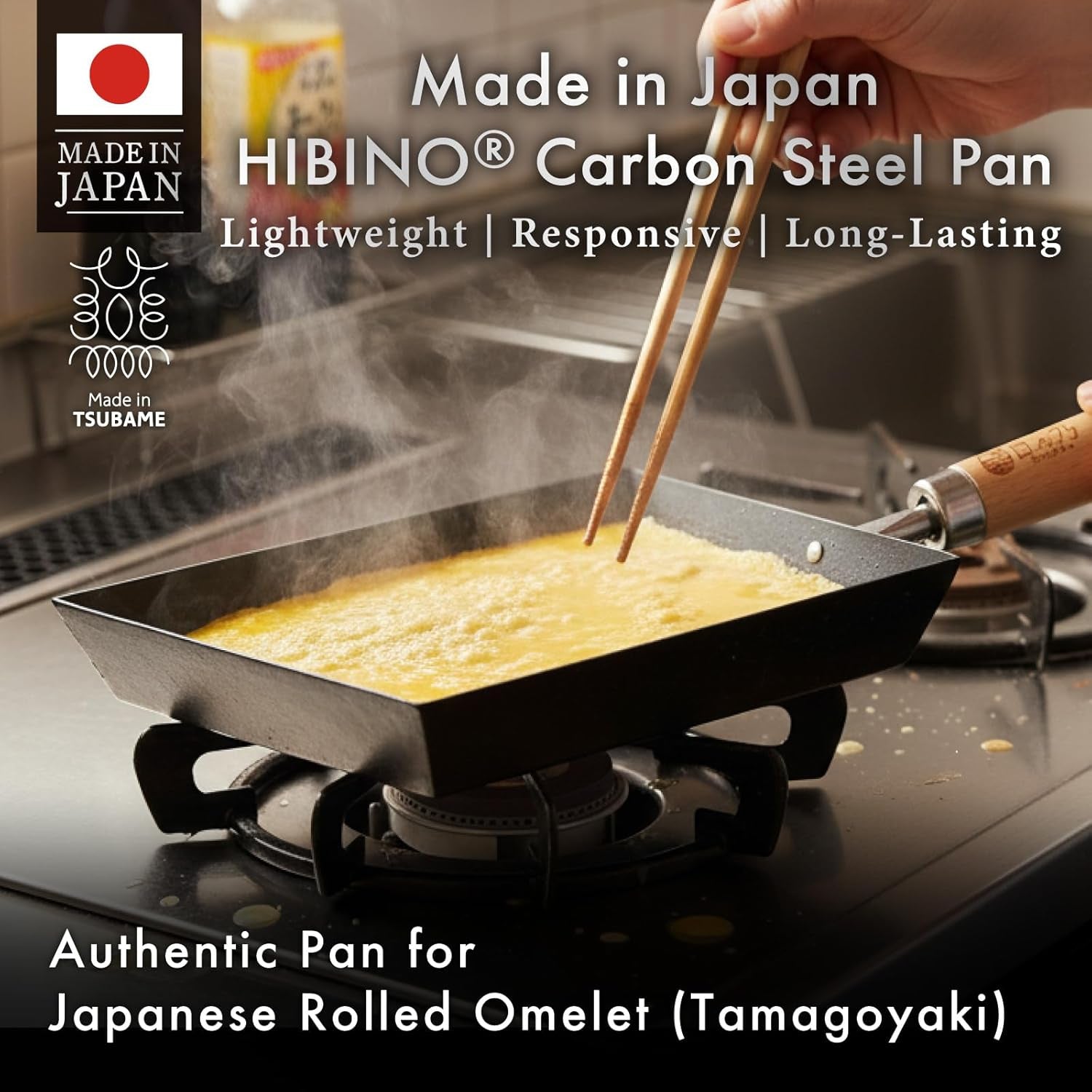 tamagoyaki-carbon-steel-pan-made-in-japan-nonstick-even-heating-30-lighter-design-japanese-egg-pan-with-detachable-wooden-handle-for-bento-breakfast-everyday-cooking