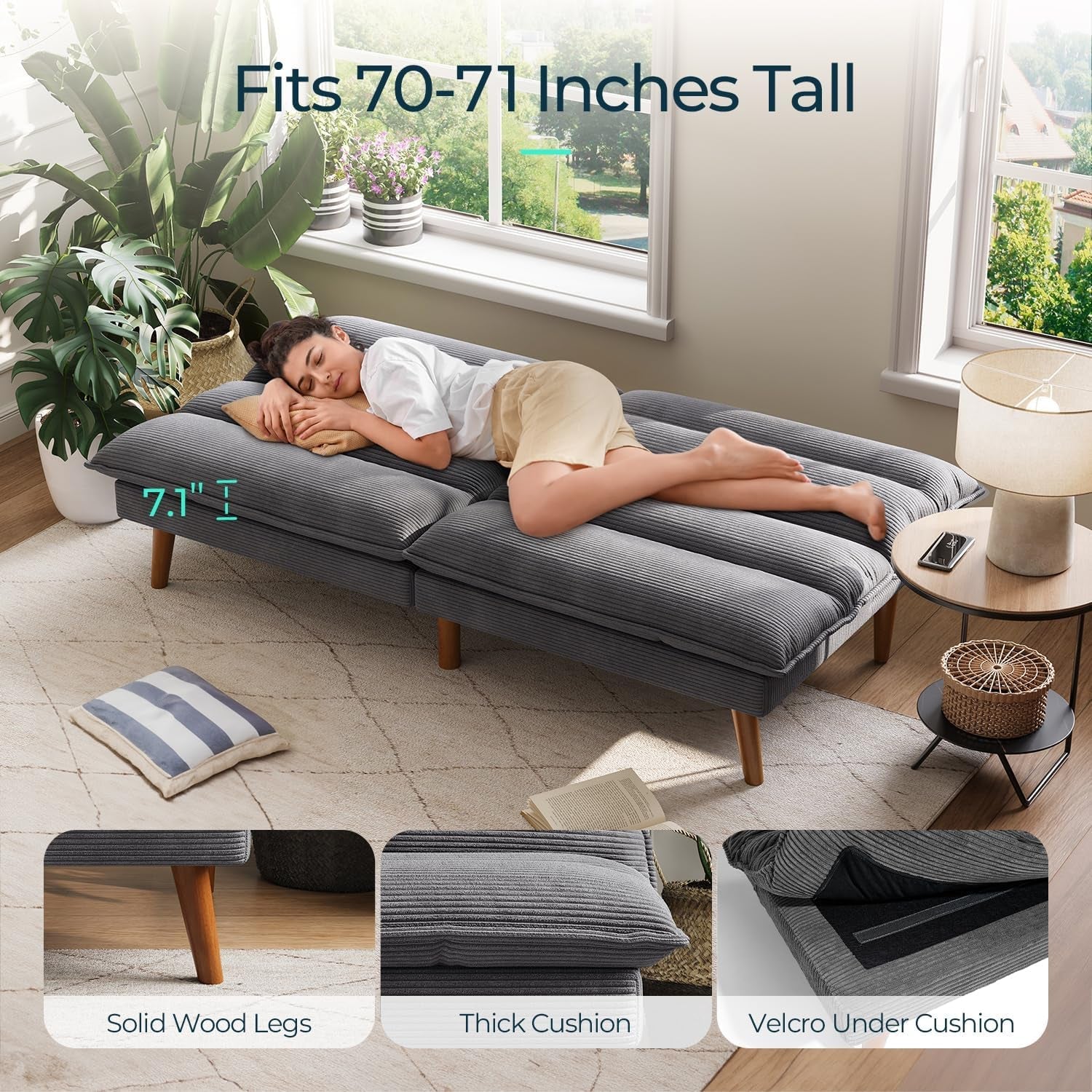 66-futon-sofa-bed-corduroy-futon-couch-with-3-position-adjustable-backrest-convertible-sofa-bed-loveseat-small-couches-for-small-spaces-living-room-office-guest-room-grey