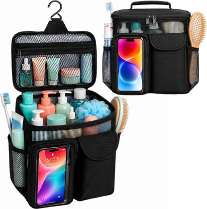 Dorm Room Essentials for Guys Girls, Quick Dry Mesh Shower Caddy Portable1