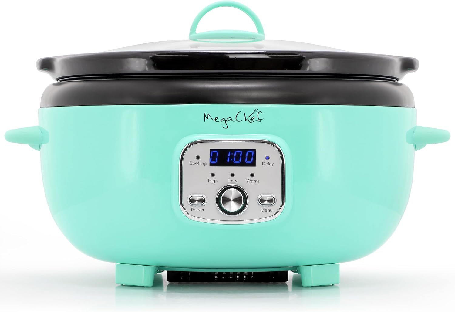 6-9-quart-oval-electric-slow-cooker-removable-ceramic-pot-3-heat-settings-kitchen-appliance-countertop-cooker-turquoise
