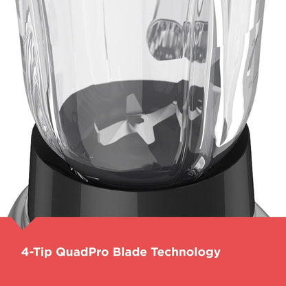 BLACK+DECKER Powercrush Multi-Function Blender with 6-Cup Glass Jar, 4 Speed Settings, Silver4