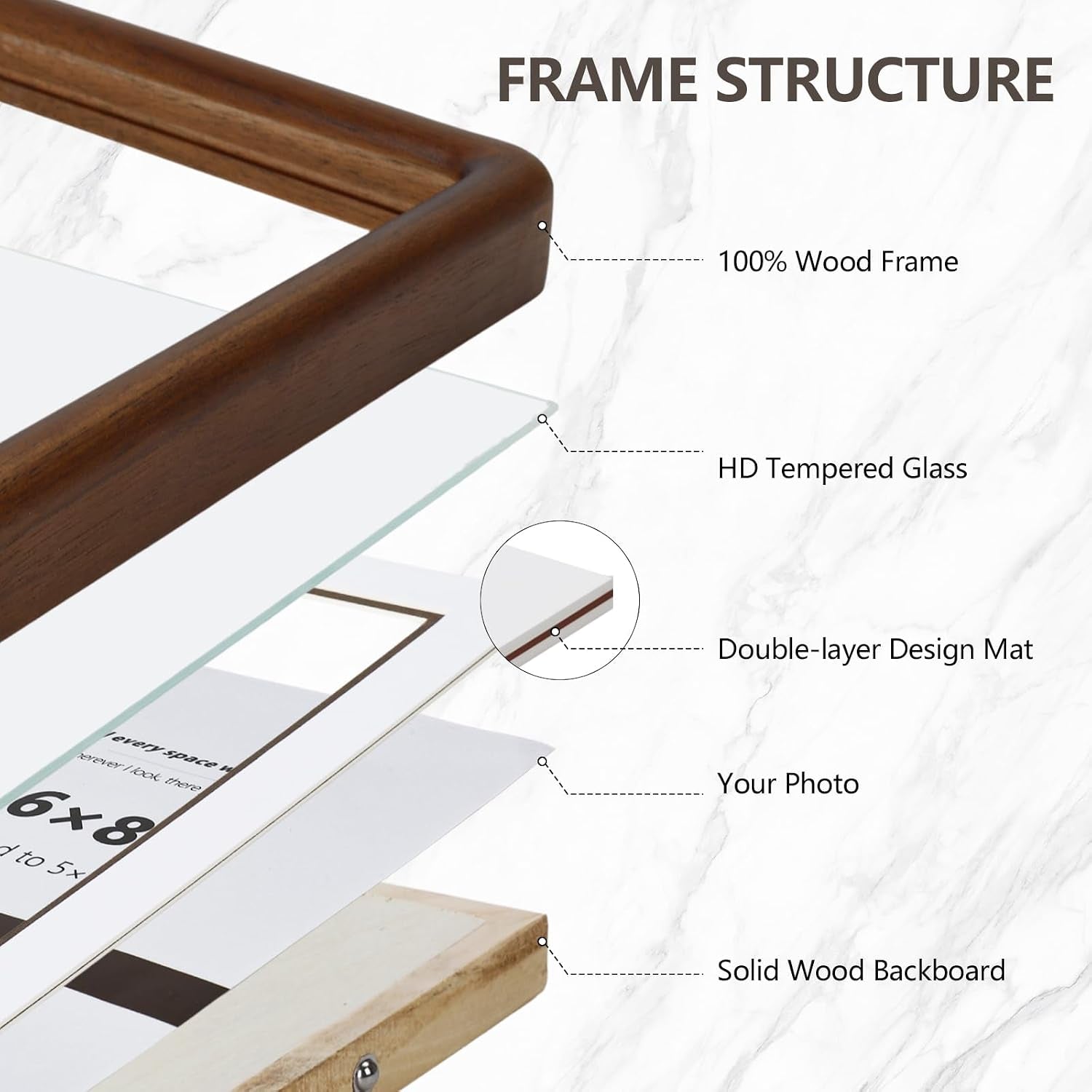 a4-wood-picture-frame-solid-natural-walnut-rounded-corner-photo-frame-with-tempered-glass-a4-wooden-frame-matted-to-6x8-wall-or-tabletop-display-version-shipped-randomly