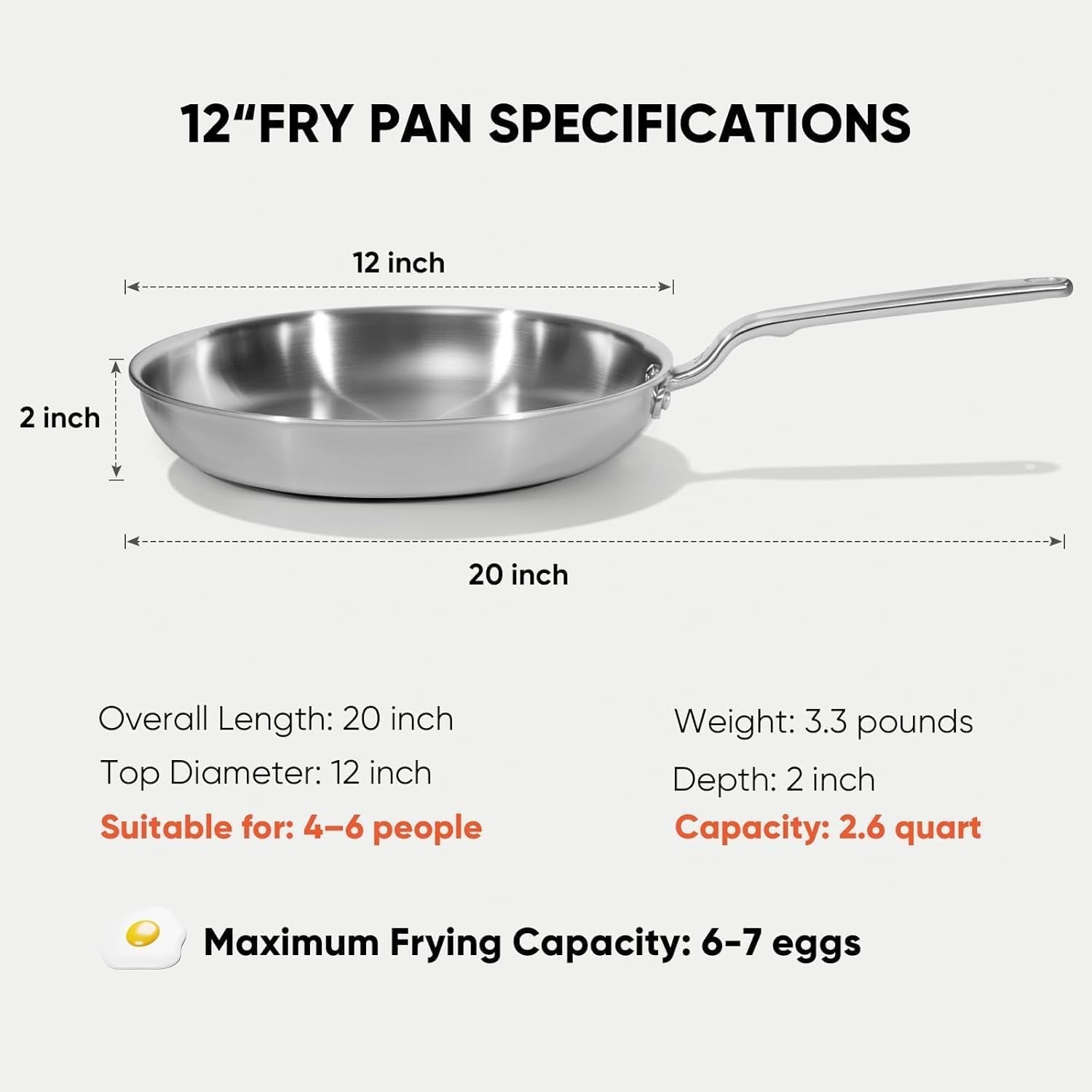 12-5-ply-stainless-steel-frying-pan-dual-aluminum-core-uncoated-surface-oven-broiler-safe-800-f-induction-ready-dishwasher-safe-searing-family-meals