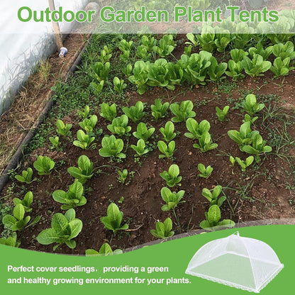 4 Pack Mesh Food Covers 17 Inch, Large and Tall Food Covers, Pop-Up Mesh Food Covers Tent Umbrella for Bbqs, Outdoors, Screen Tents, Parties Picnics, Fruit Cover6