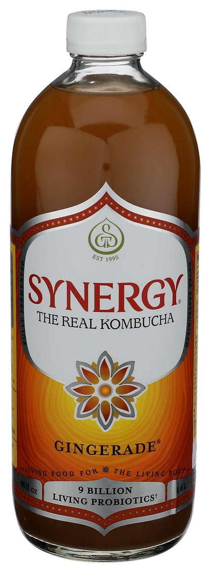Gts Enlightened Synergy Organic and Raw Kombucha, Gingerade, 48 Oz1