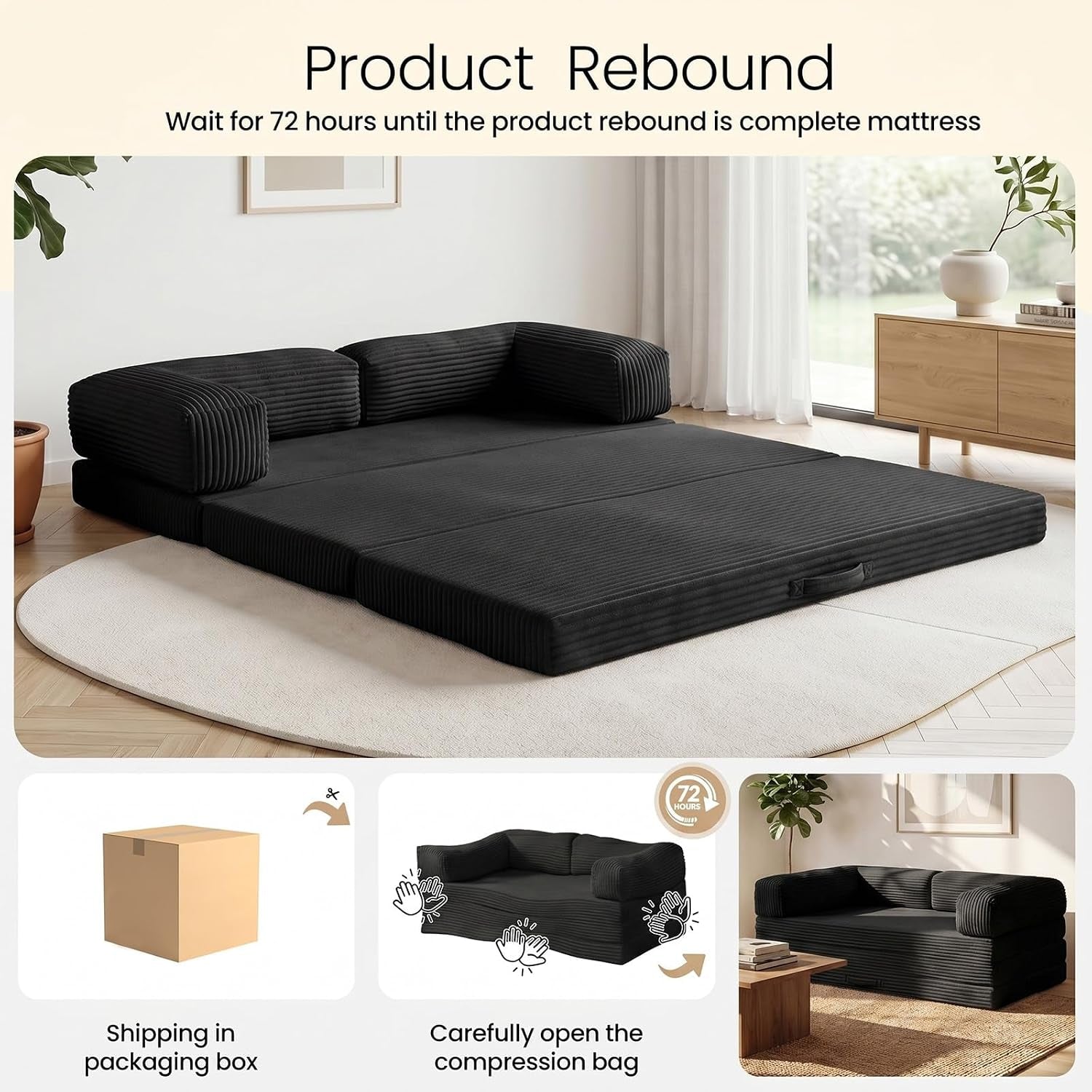 convertible-sofa-bed-tri-folding-mattress-queen-futon-couch-bed-boneless-sleeper-couch-bed-with-removable-armrests-washable-cover-for-guest-room-living-room-queen-black