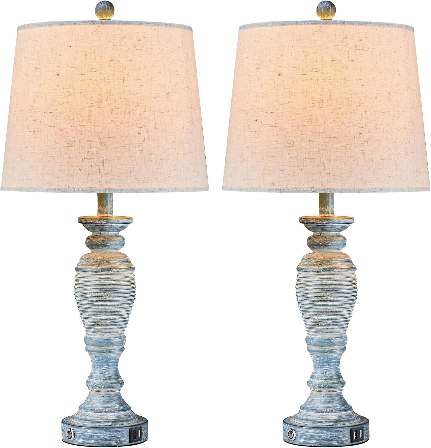 27-7-farmhouse-table-lamps-for-living-room-blue-white-set-of-2