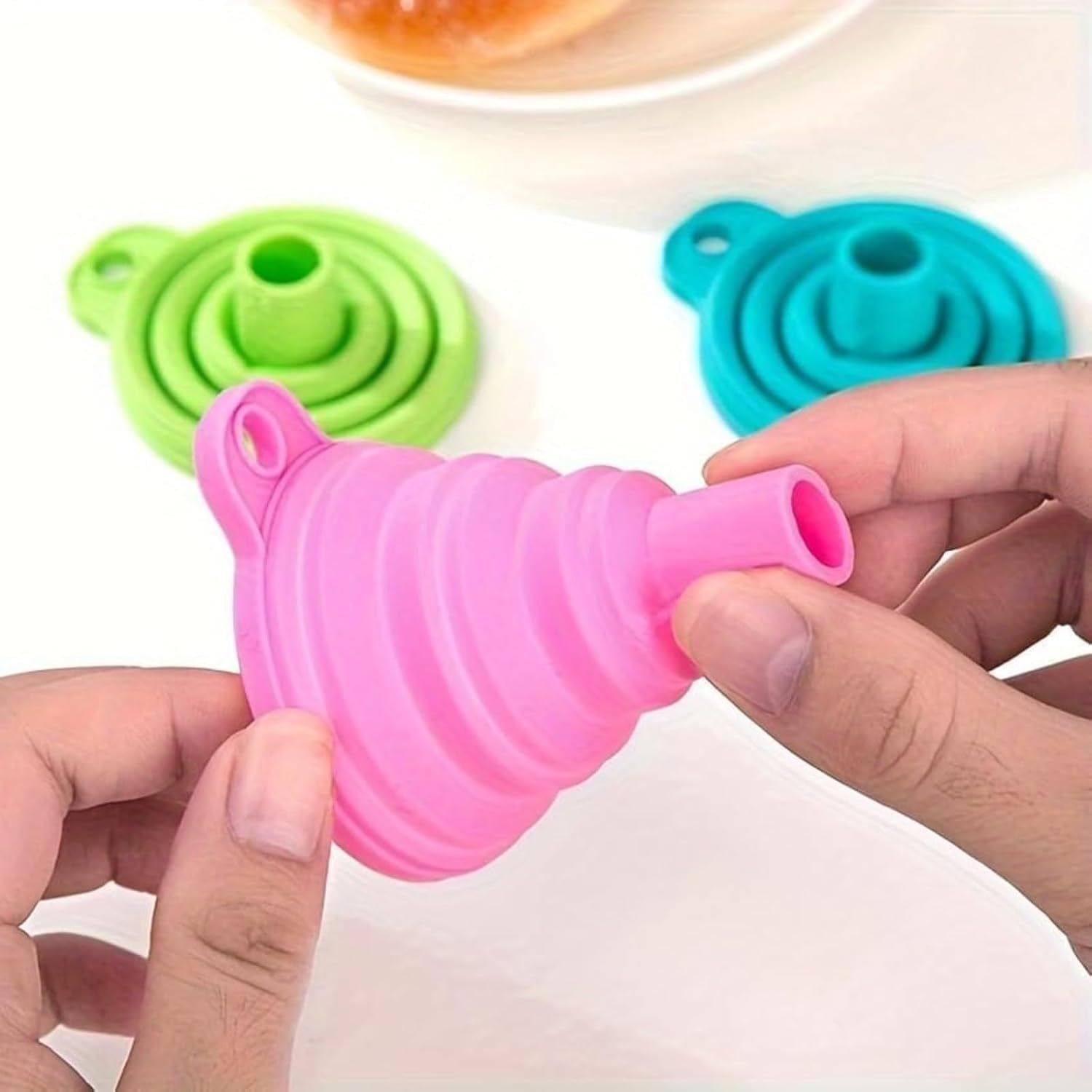 kitchen-funnel-set-4-pack-small-and-large-kitchen-gadgets-accessories-foldable-silicone-collapsible-funnels-for-filling-water-bottle-liquid-transfer-food-grade
