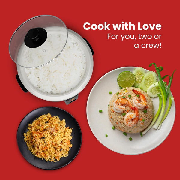 ERC003BX Rice Cooker, Keep Warm, Black, 6 Cups Cooked | 3 Cups Uncooked - Also Makes Soups, Stews, Grains and Hot Cereals for Versatile One-Pot Meals8