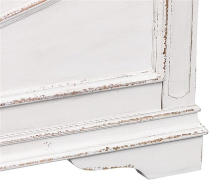 Liberty Furniture Industries Magnolia Manor King Upholstered Bed, White10