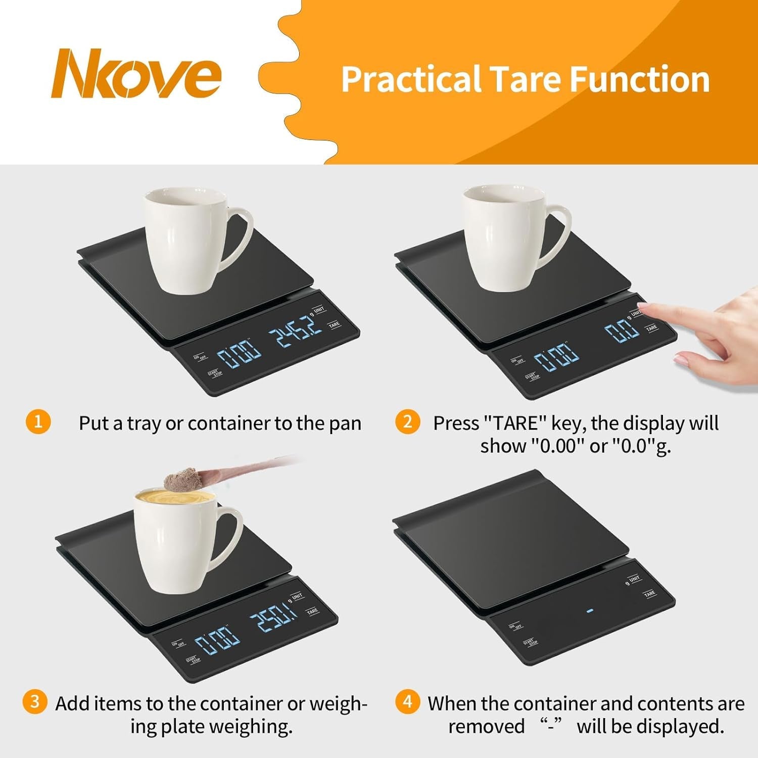 coffee-scale-with-timer-0-1g-high-precision-espresso-scale-3kg-digital-coffee-weight-scale-with-tare-function-led-display-battery-powered-for-pour-over-coffee-and-espresso-machine