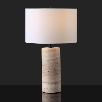 SAFAVIEH Couture Lighting Collection Rynetta Light Brown/White 24-Inch Dimmable Table Lamp for Bedroom Living Room Home Office Desk Nightstand (LED Bulb Included)6