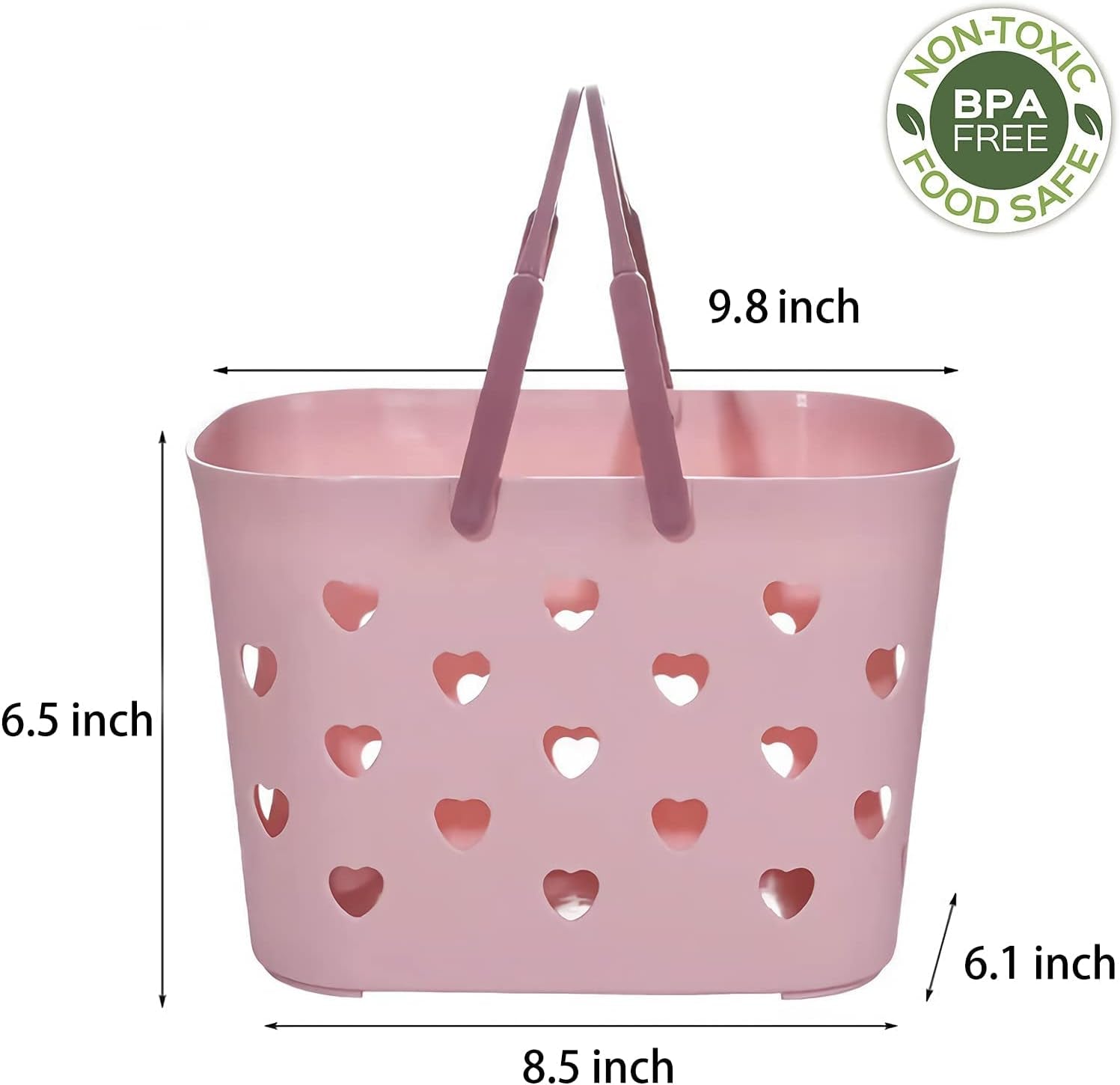 portable-shower-caddy-with-handle-plastic-shower-basket-organizer-pink