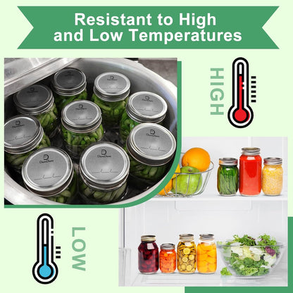 52 Pcs Canning Lids, Regular & Wide Mouth Mason Jar Lids Set, Canning Jar Lids for Ball & Kerr, Redefining Leak-Proof with Perfect Airtight Seal, Compatible with Electric Vacuum Sealers6
