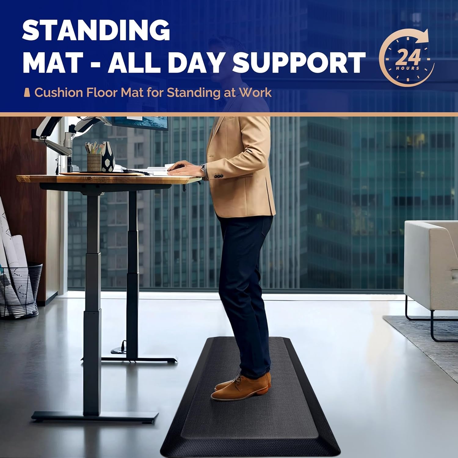 anti-fatigue-mat-for-standing-9-10-extra-thick-ergonomic-standing-desk-mat-comfort-memory-foam-standing-mat-at-home-office-all-day-20-x-32-black-1pc