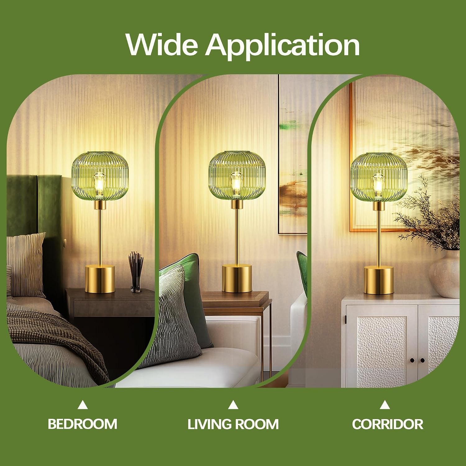 glass-table-lamp-for-living-room-modern-bedside-lamp-with-green-ribbed-glass-shade-3-way-dimmable-touch-control-nightstand-lamp-for-bedroom-brushed-gold-2700k-led-bulb-included