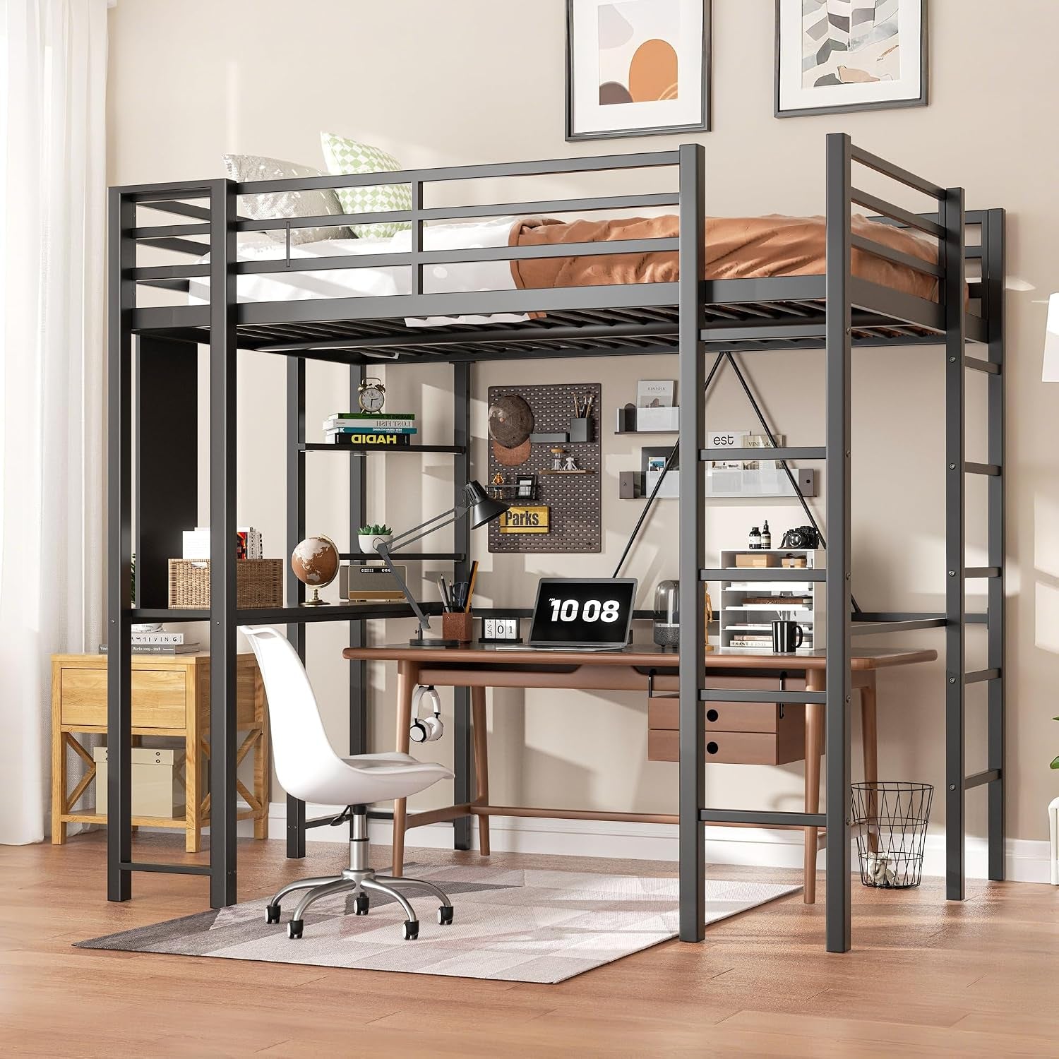 loft-bed-full-size-with-desk-and-storage-shelves-frame-with-2-side-ladders-for-kids-teens-adults-spcace-saving-noise-free-and-anti-tilt-design-black