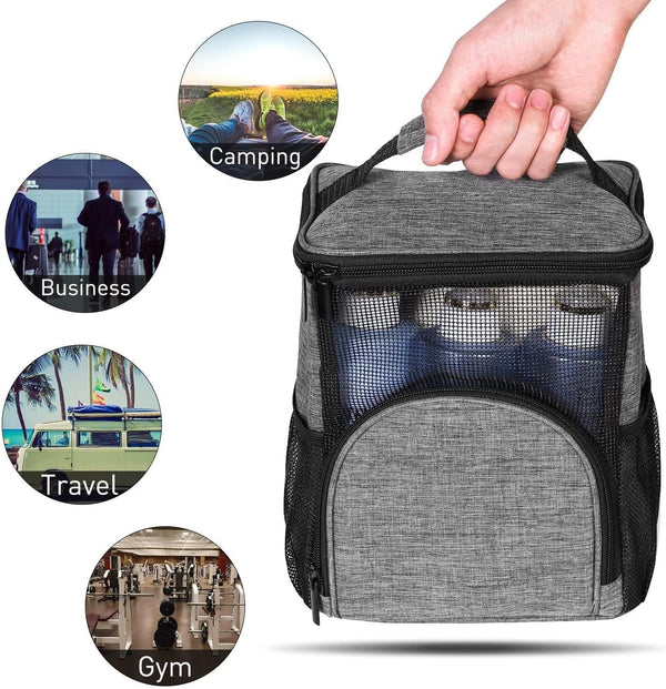 Shower Caddy Tote,Quick Dry Shower Bag Dorm Room Essentials for College Student Girls Boys,Hanging Mesh Shower Caddy Portable for Summer Camp,Travel,Rv Essentials,Shower Bag for Women Men7