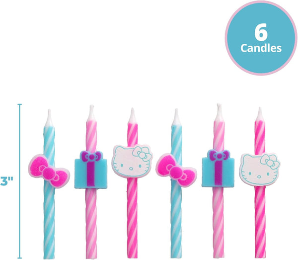 Hello Kitty® Birthday Candles | Cake Decoration Toppers | 6 Count2