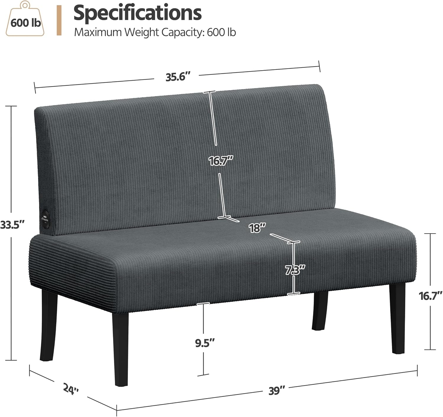 small-loveseat-armless-sofa-chair-with-usb-ports-dark-gray