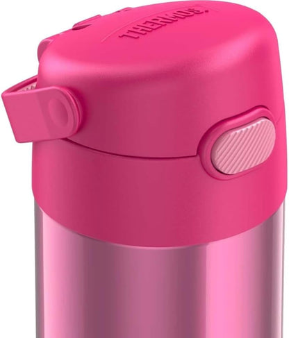 FUNTAINER Water Bottle with Straw, 12Oz, Pink4