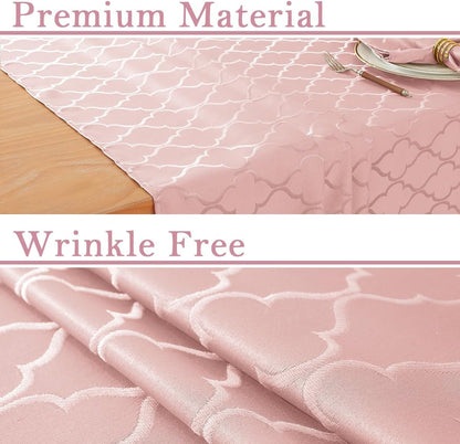 Tablecloth Rectangle, Jacquard, 52" X 70", Pink8