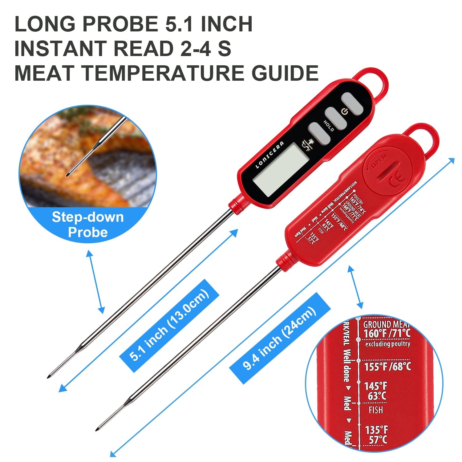 digital-cooking-thermometer-for-bread-5-inch-probe-red-2-3-second-instant-read-ipx6-waterproof-backlit-display-2-f-accuracy-for-bread-dough-liquids-water-and-meat