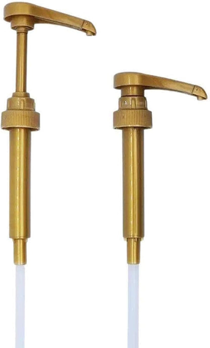 Syrup Pump Compatible with Torani, Davinci and Skinny (Set of 2) - Fits Bottles (25.4 Oz-750Ml) (Gold)3