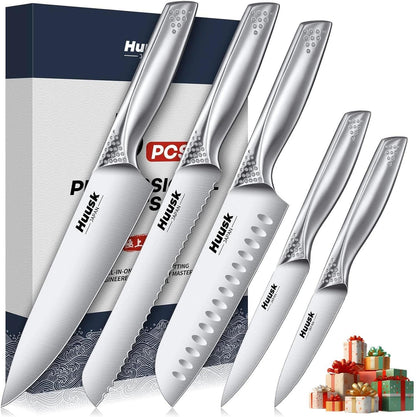 Japanese Chef Knife Set - 5 Piece Kitchen Knife Sets | Professional Ultra Sharp Chef Knives Set with Ergonomic Handle, Ideal Gifts for Men and Women1
