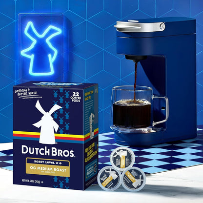 Dutch Bros OG Medium Roast, 22 Ct, Medium Roast, Single Serve Coffee Pods | 100% Arabica Coffee, Milk Chocolate and Citrus Notes, Keurig K-Cup Brewer Compatible, Single-Serve Pods, Pairs with Creamers4