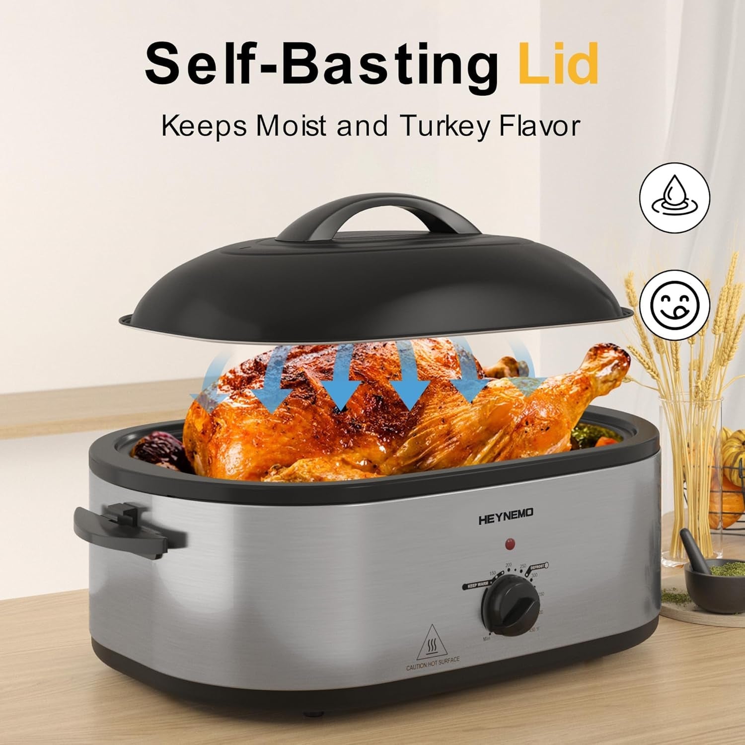 roaster-oven-20-quart-electric-turkey-roaster-oven-with-self-basting-lid-removable-pan-and-rack-full-range-temperature-powerful-1450w-stainless-steel-silver