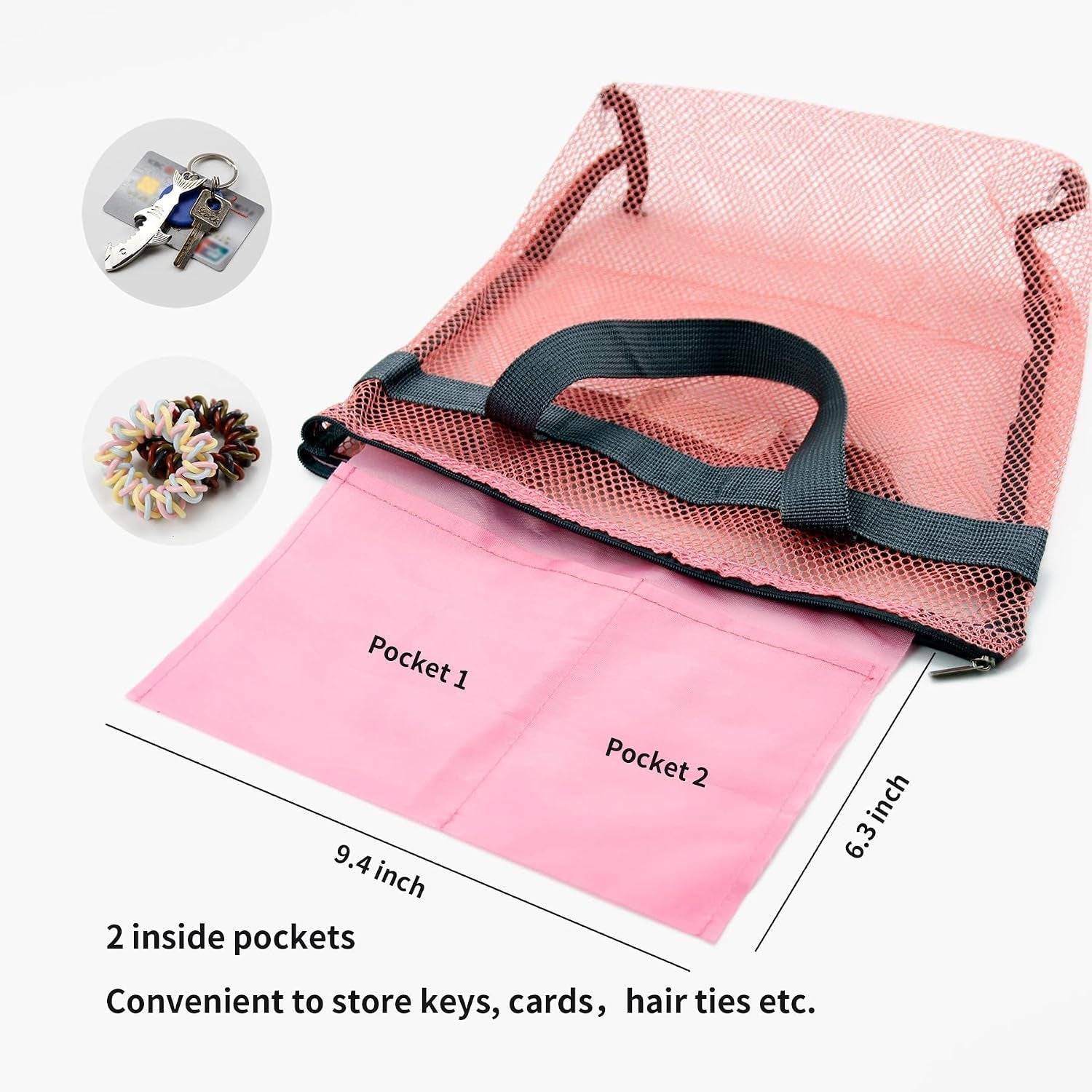 mesh-shower-caddy-bag-portable-hanging-toiletry-and-bath-organizer-with-zipper-for-travel-gym-camping-college-dorms-beach