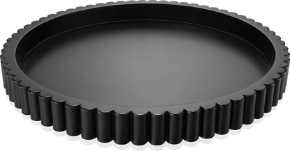 Handmade 12In Decorative Tray for Coffee Table Tray Decor, Black Wooden Decorative round Tray for Kitchen, Living Room, Home Decor1