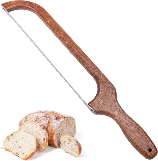 Wooden Bread Bow Knife for Sourdough, Bread Saw for Homemade Bread, Sourdough Knife Slicer for Slicing, Sourdough Bread Cutter1