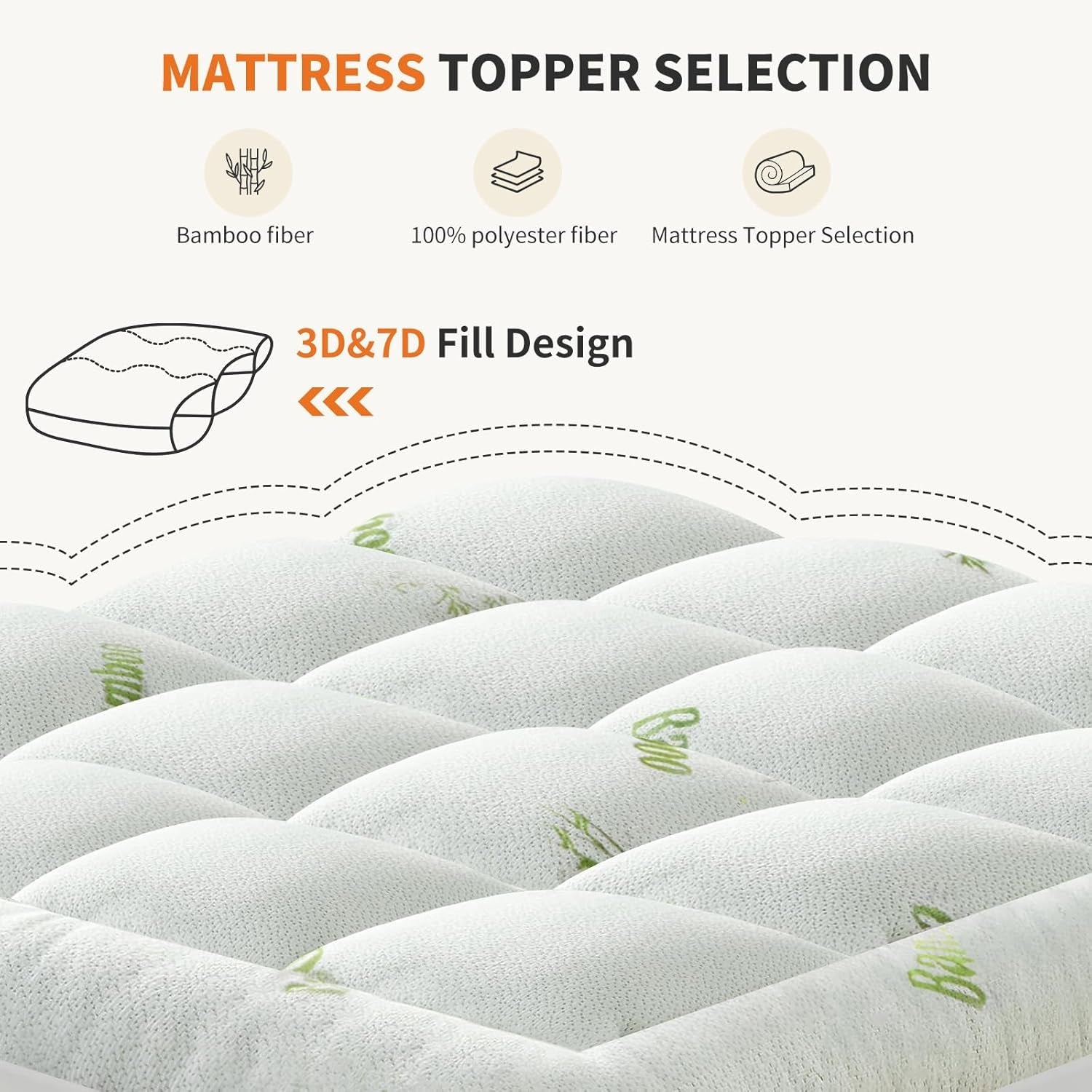 full-size-cooling-bamboo-mattress-topper-with-deep-pockets-soft-viscose-stretchable-pockets-cooling-pillow-top-relieves-back-pain-breathable-for-hot-sleepers