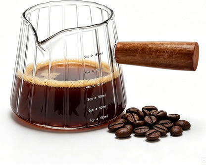 6OZ Espresso Shot Cups with Scale, Glass Measuring Cup, Coffee Accessories1