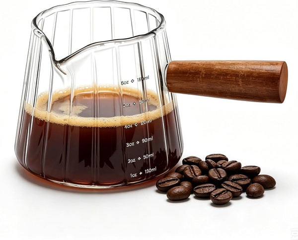 6OZ Espresso Shot Cups with Scale, Glass Measuring Cup, Coffee Accessories1