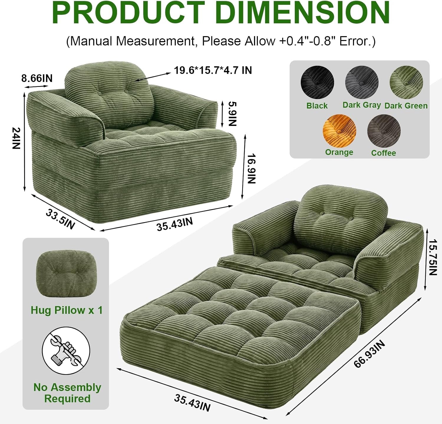 folding-sofa-bed-2-in-1-convertible-sleeper-chair-for-living-room