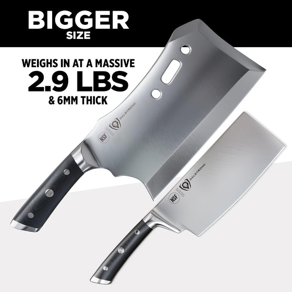 Obliterator 9" Meat Cleaver - 7CR17MOV Carbon Steel6