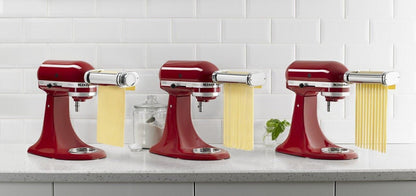 Kitchenaid KSMPRA 3-Pc Pasta Roller/Cutter Set for Kitchenaid Stand Mixers | Fits All Household Kitchenaid Stand Mixers, Stainless Roller and Cutters, Easy to Clean with Cleaning Brush8